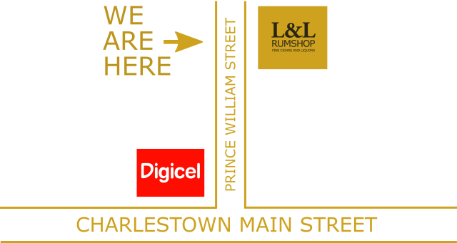 We Are Here - Map to L&L Rumshop